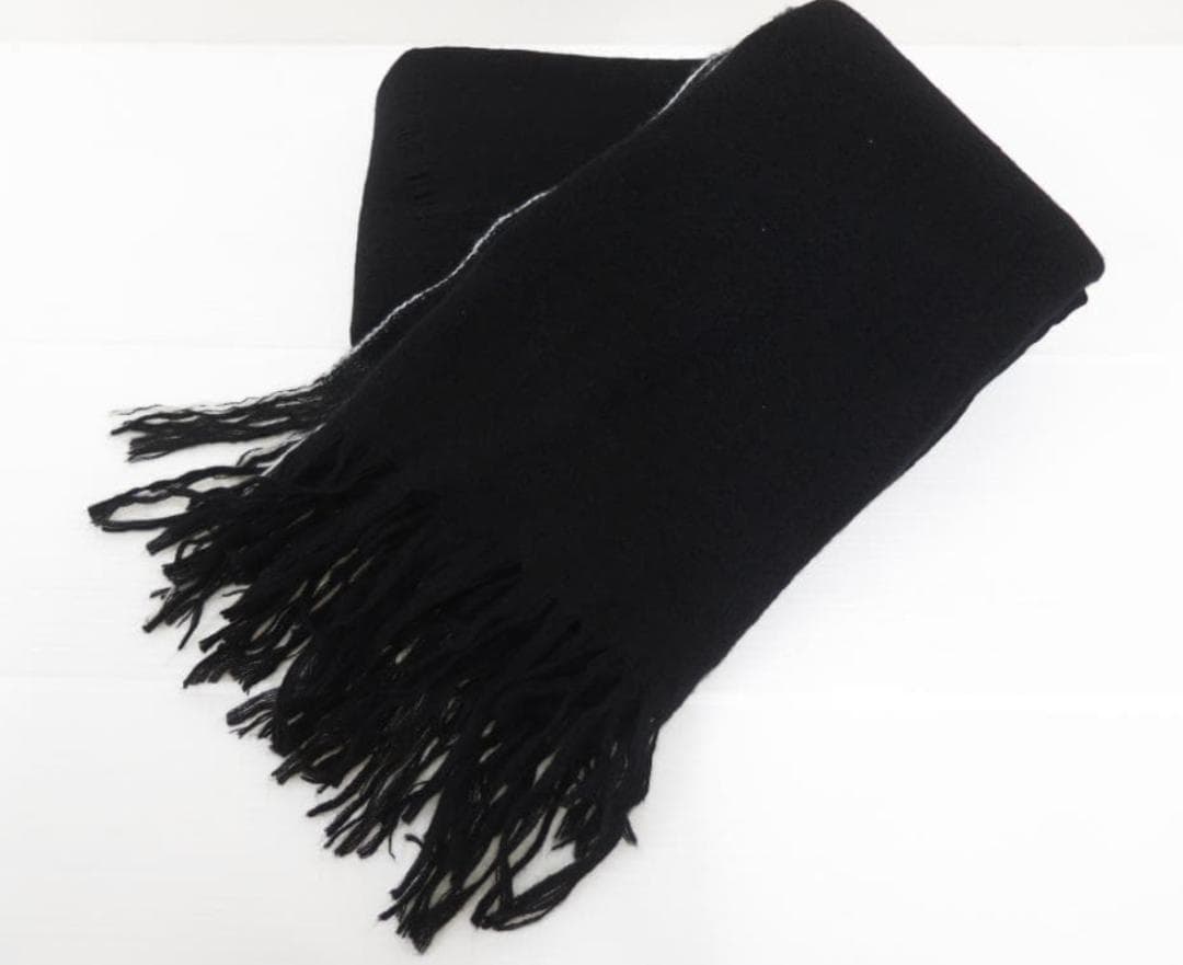 Yohji Yamamoto POUR HOMME フリンジマフラー