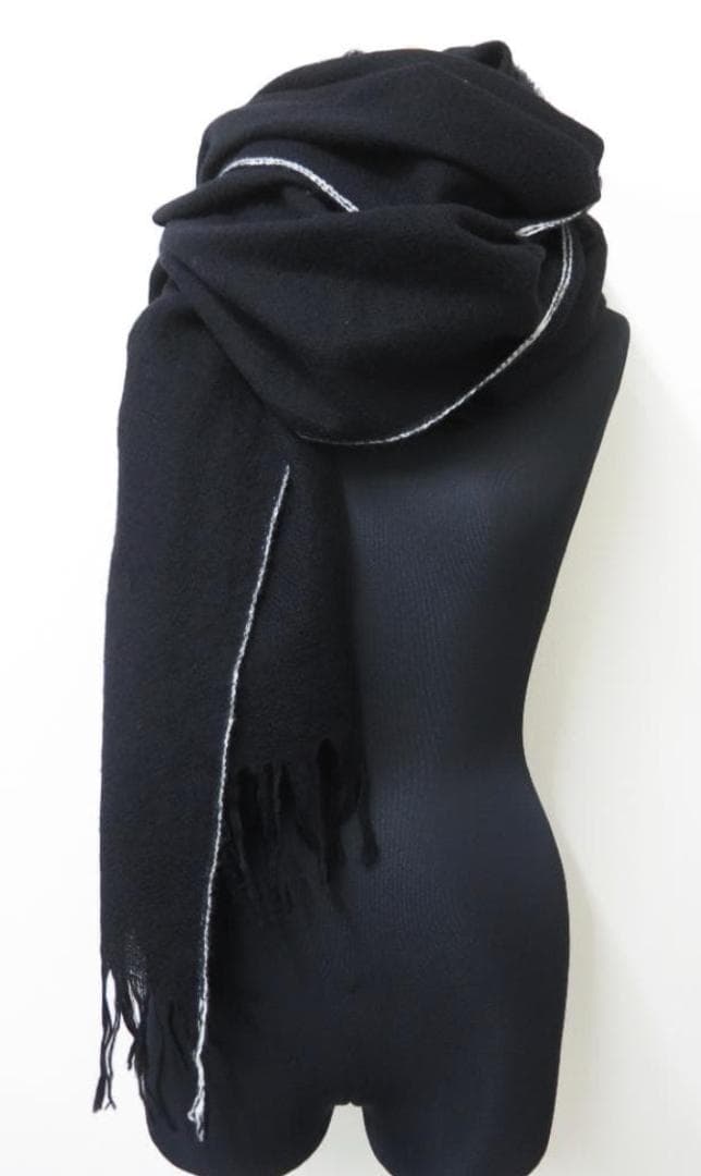 Yohji Yamamoto POUR HOMME フリンジマフラー