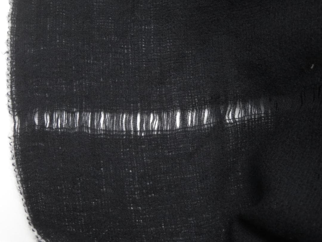 Yohji Yamamoto POUR HOMME フリンジマフラー