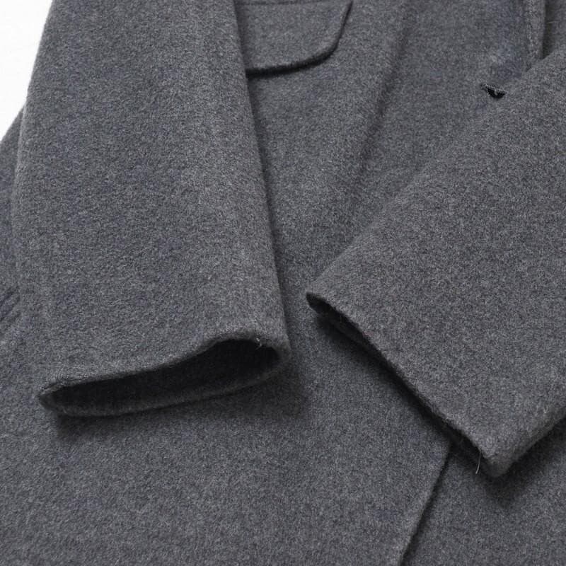CINOH チノ ウールカシミヤ ダブルフェイス チェスターコート ロングコート
