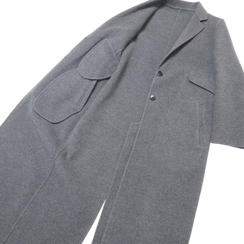 CINOH チノ ウールカシミヤ ダブルフェイス チェスターコート ロングコート