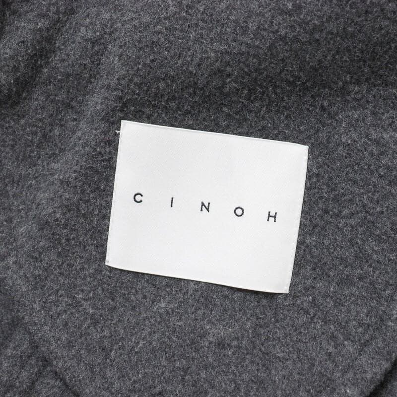 CINOH チノ ウールカシミヤ ダブルフェイス チェスターコート ロングコート