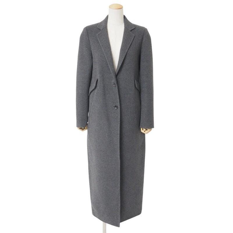 CINOH チノ ウールカシミヤ ダブルフェイス チェスターコート ロングコート