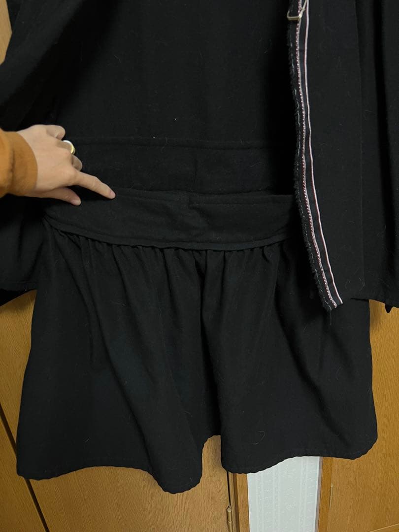 LIMI feu ヨウジヤマモト　黒ワンピース