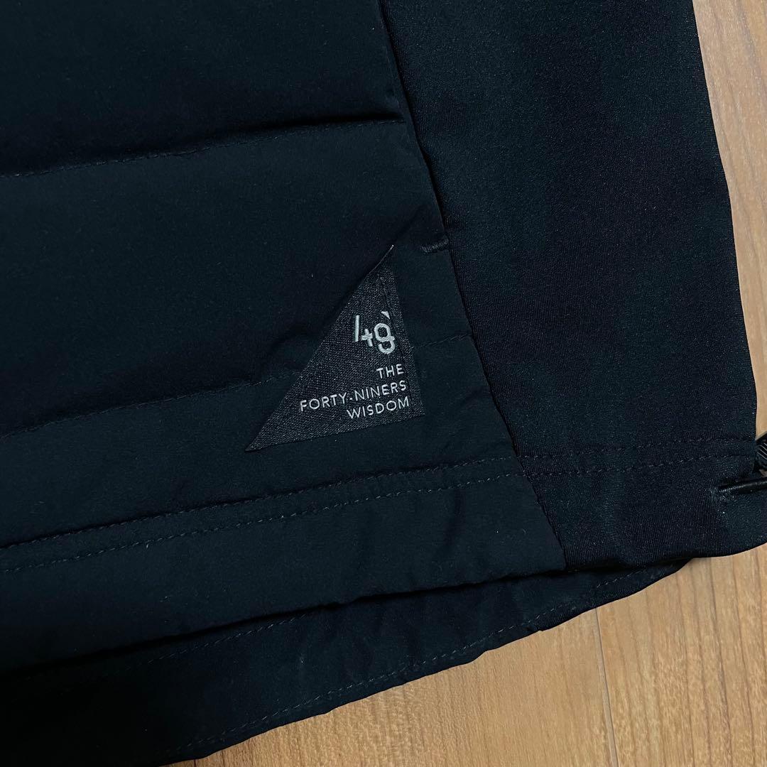 TFW49 ダウンベスト　ブラック　S ゴルフ　防寒