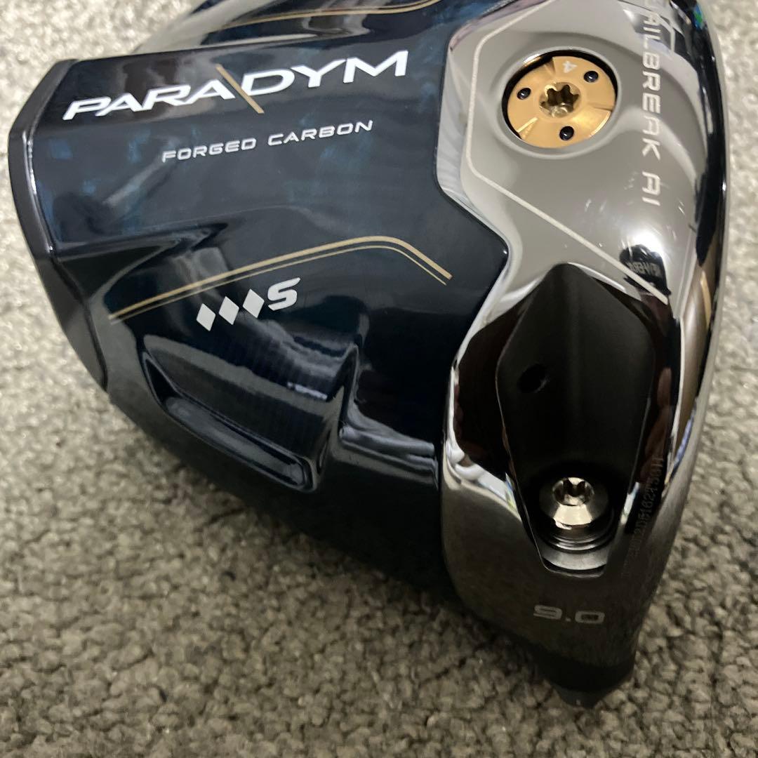 美品希少名器キャロウェイパラダイムトリプルダイヤモンドSドライバー9.0度
