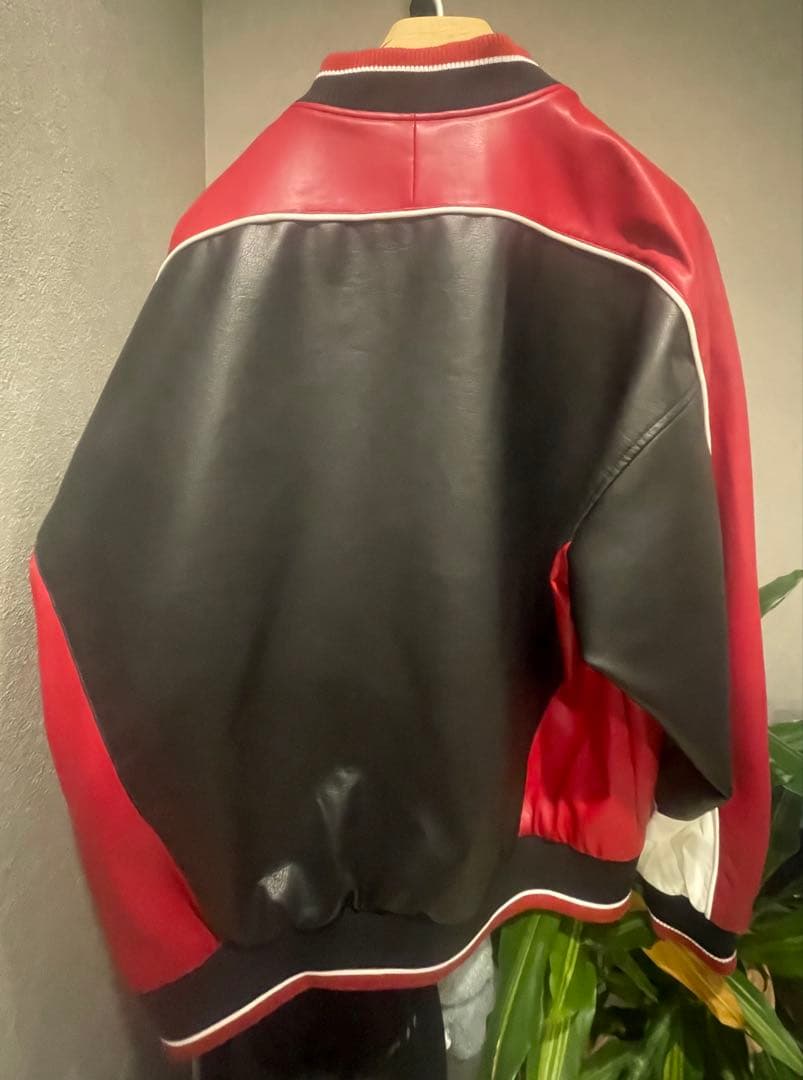 FUBU フェイクレザー ゲームジャケット