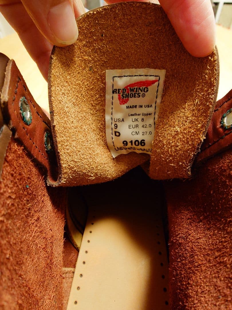 RED WING　【9106 】　27cm W