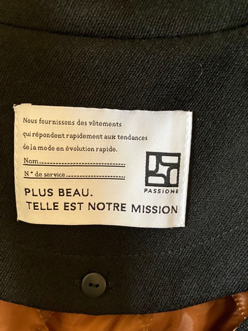 chouchou SELECT セレクト　パシオーネ　コート　黒