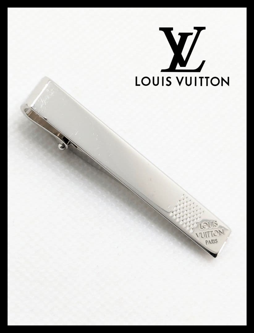 ルイヴィトン パンス ア クラヴァット ダミエ スーツ ネクタイピン　シルバー