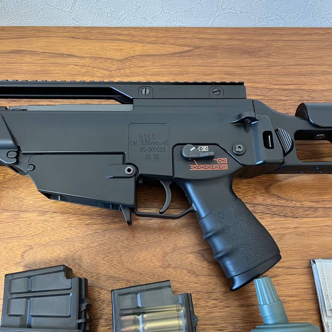美品 東京マルイ G36C カスタム 次世代 電動ガン バッテリー おまけ付き
