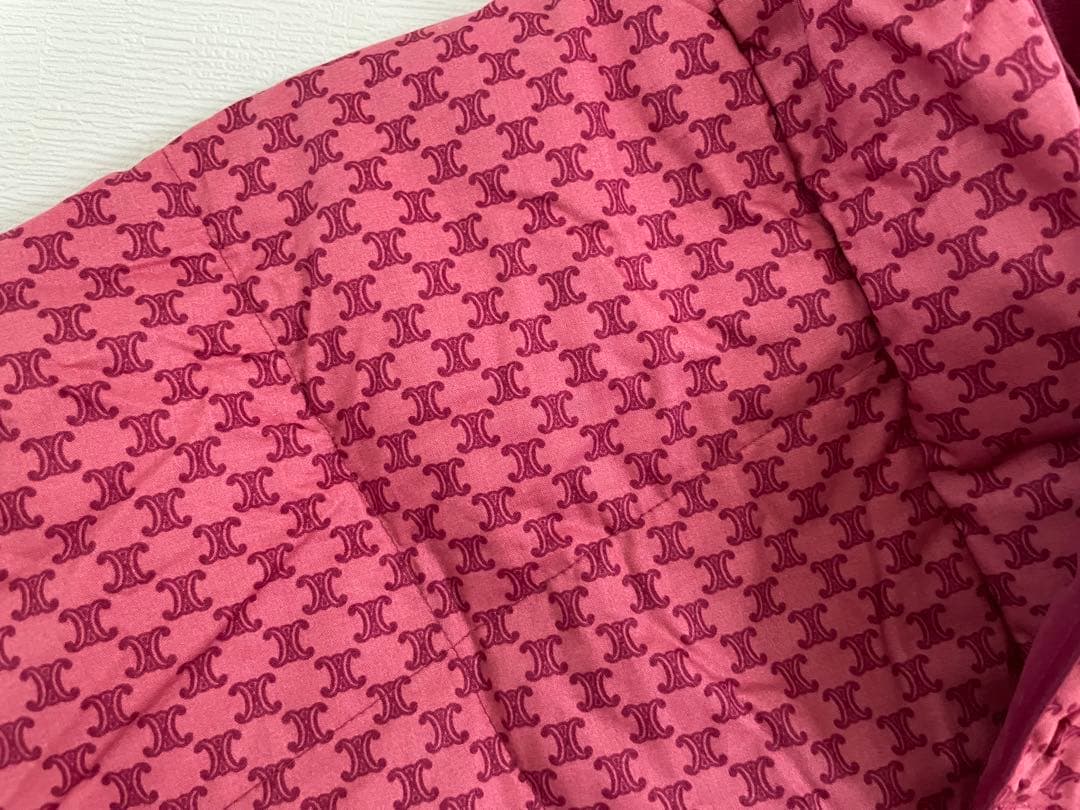 新品　未使用 タグ付　CELINE セリーヌ　マカダム柄　西川 ダウンベスト　L