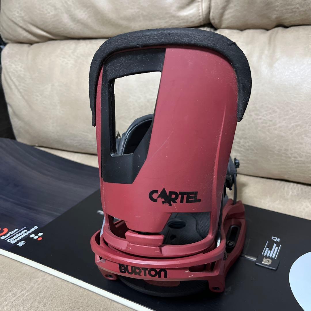 BURTON CUSTOM CAMBER 154×BURTON CARTEL M