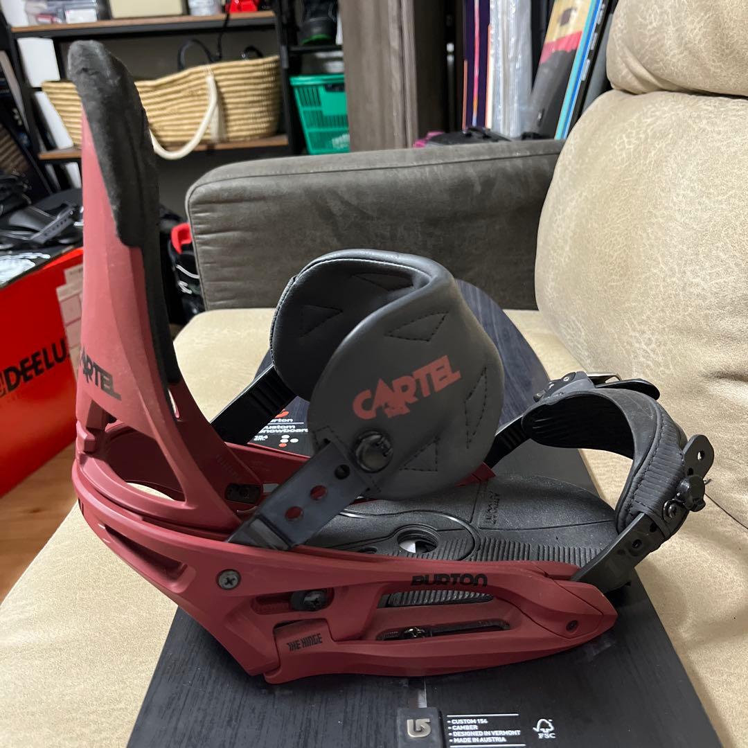 BURTON CUSTOM CAMBER 154×BURTON CARTEL M