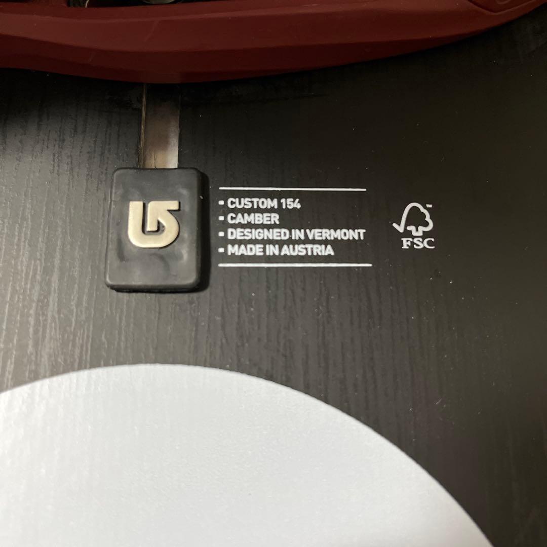 BURTON CUSTOM CAMBER 154×BURTON CARTEL M