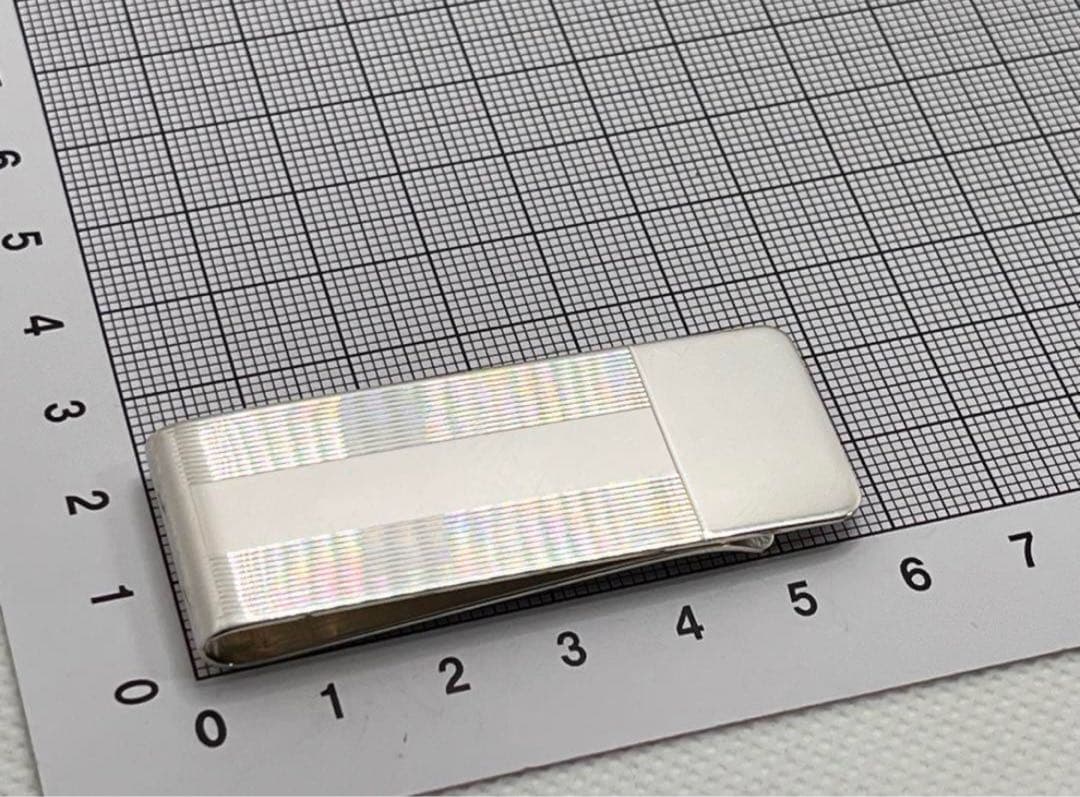 c182 美品　希少　ティファニー　マネークリップ　シルバー　925