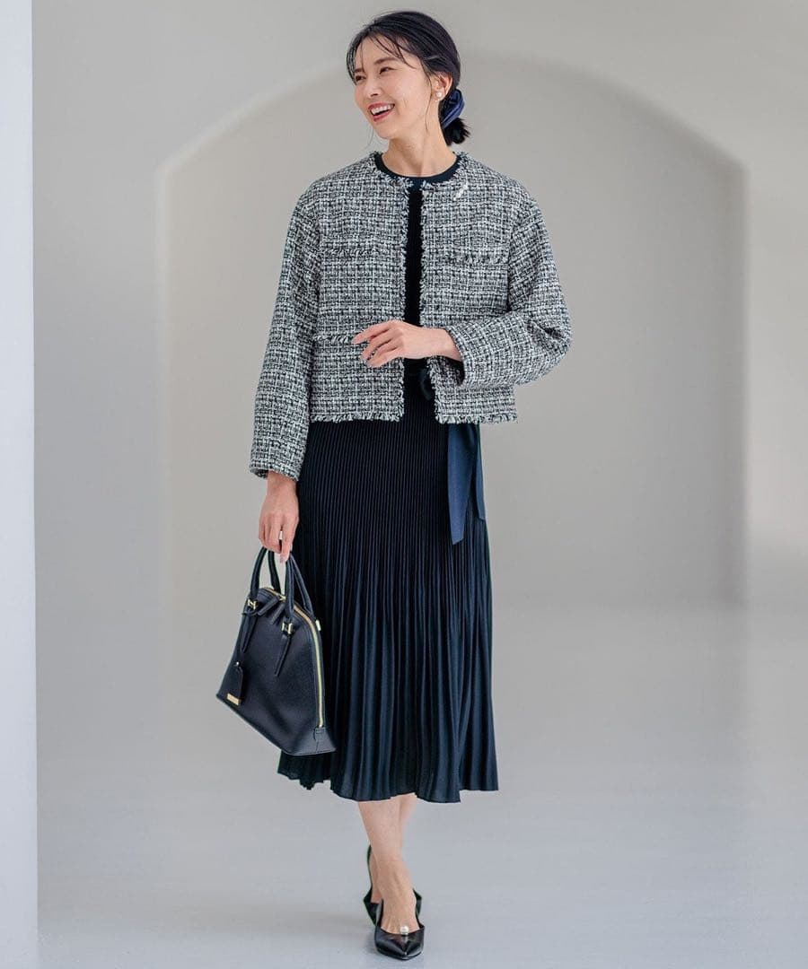 23区　VERYコラボ ファンシーツイード ジャケット サイズ40 七五三