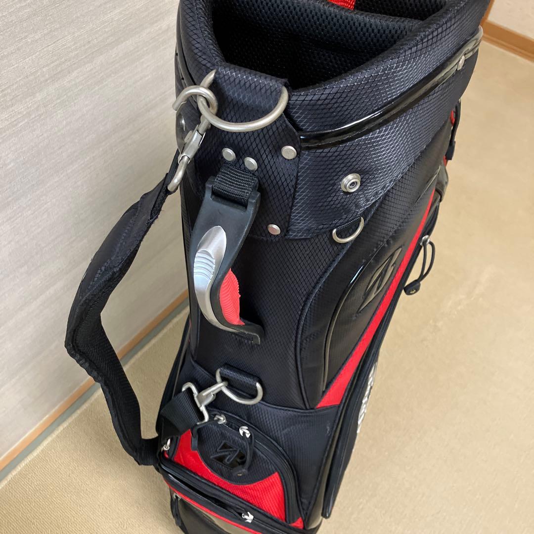 BRIDGESTONE キャディバッグ 黒/赤