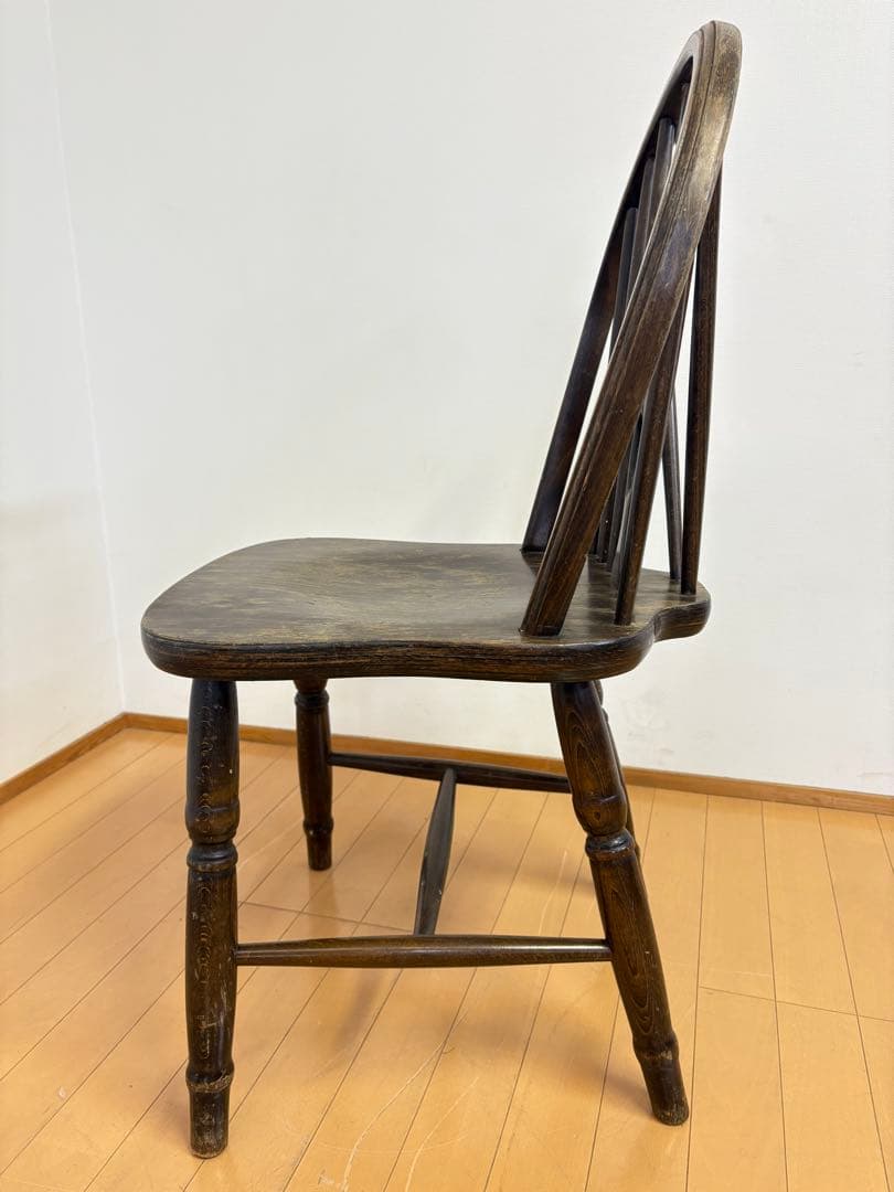 ホイールバック　ウィンザーチェア　アンティーク　英国