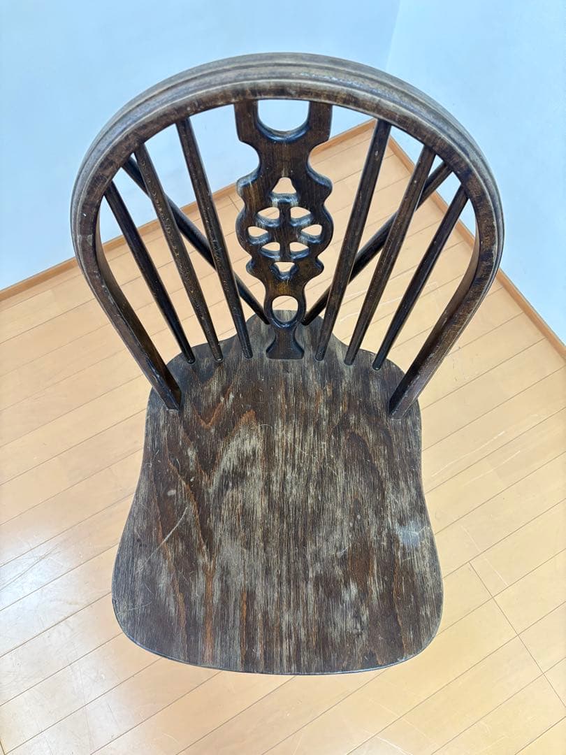 ホイールバック　ウィンザーチェア　アンティーク　英国