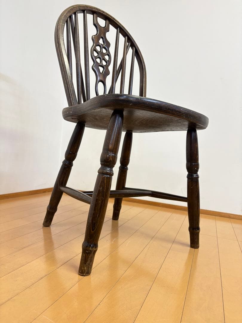 ホイールバック　ウィンザーチェア　アンティーク　英国