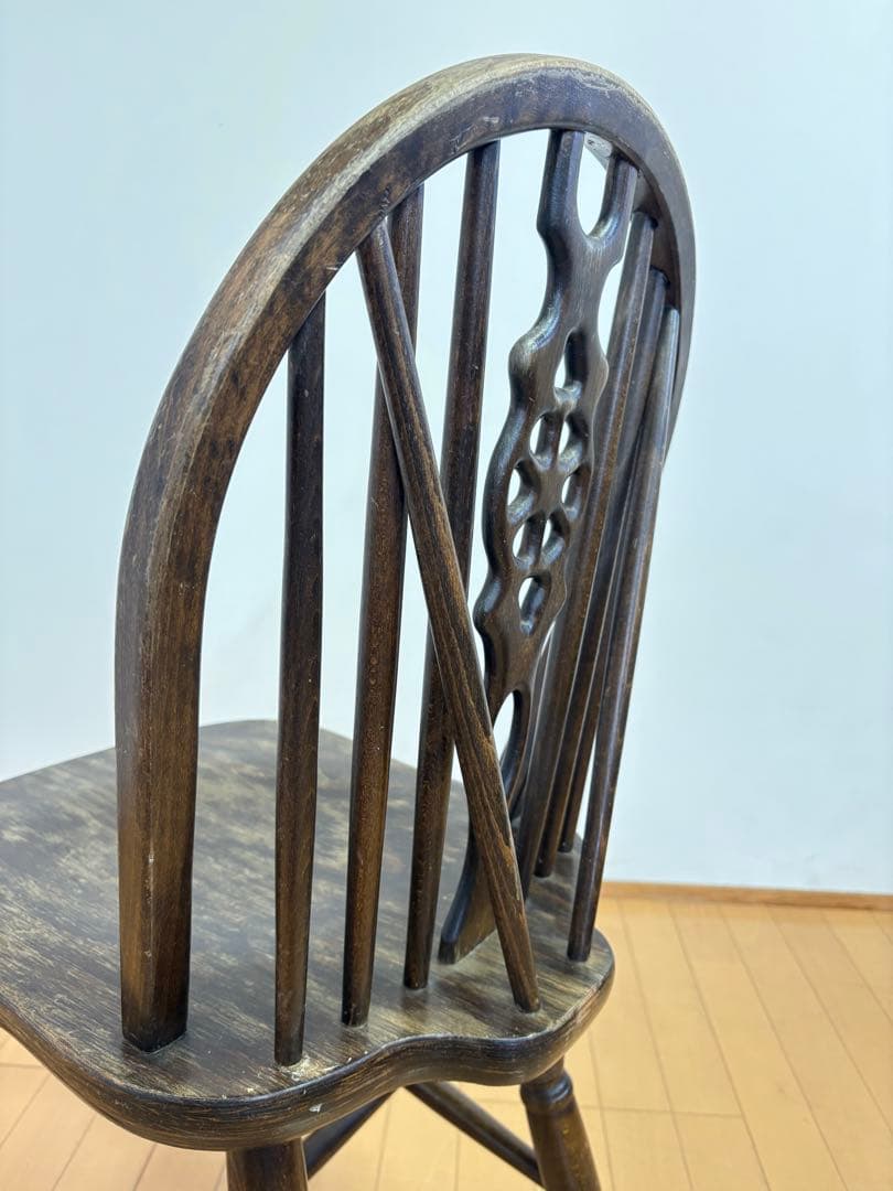 ホイールバック　ウィンザーチェア　アンティーク　英国