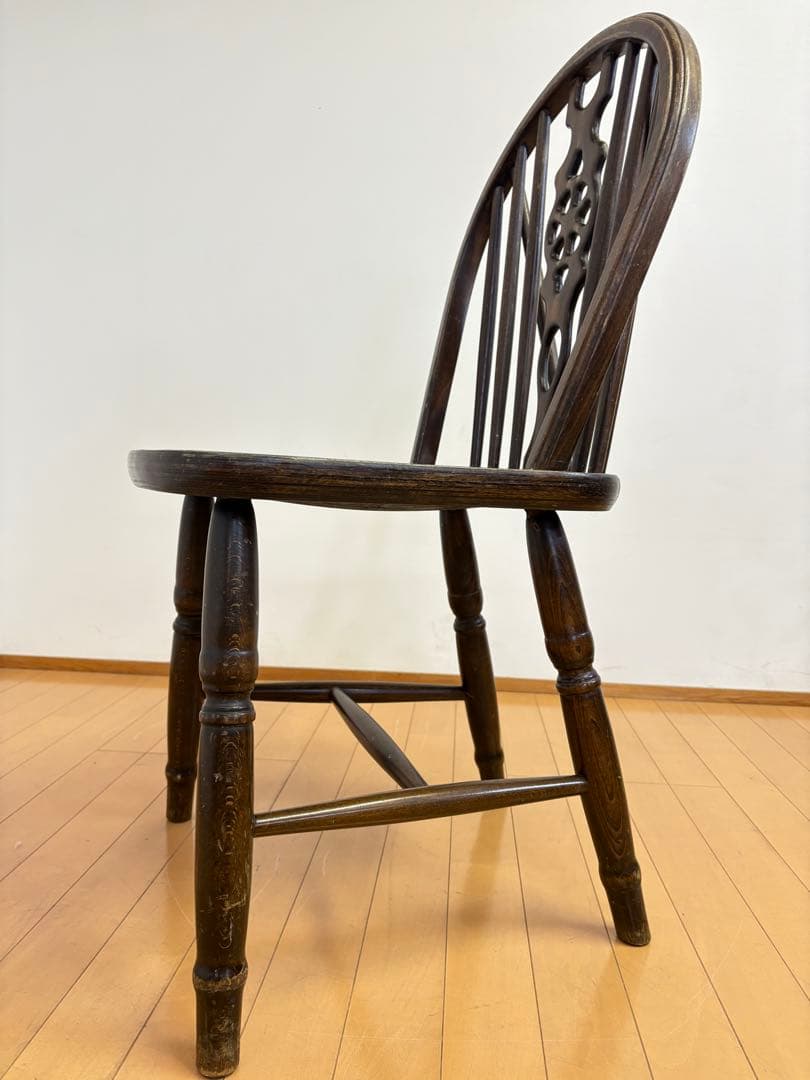 ホイールバック　ウィンザーチェア　アンティーク　英国