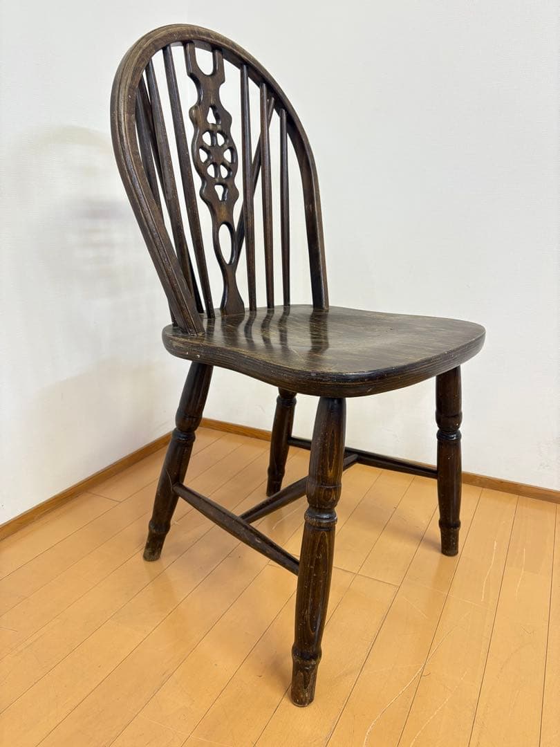 ホイールバック　ウィンザーチェア　アンティーク　英国