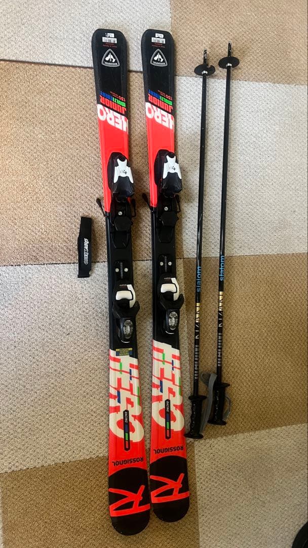 ROSSIGNOL HERO アルペンスキー バインディング付き