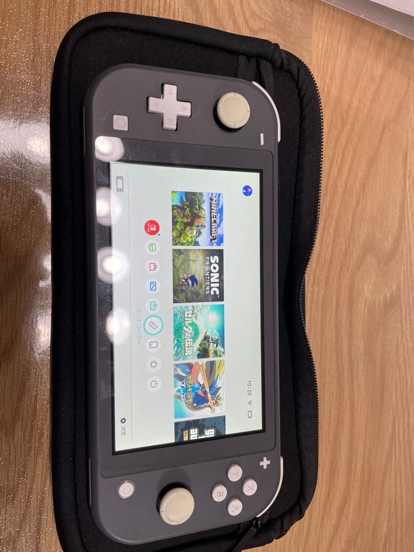 Nintendo Switch Lite グレー ケース付き　本体
