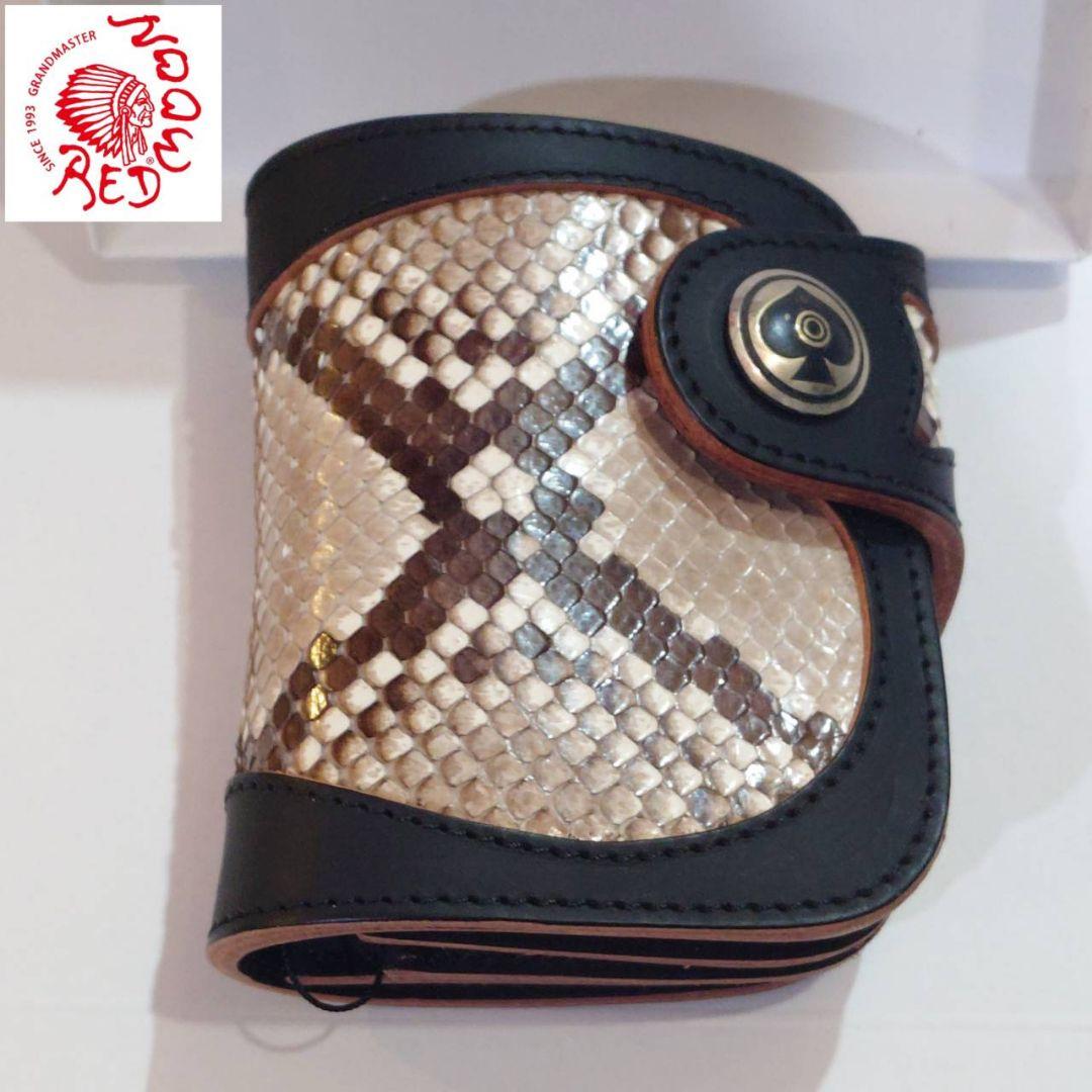 レッドムーン RED MOON パイソン ニシキヘビ 財布 ウォレット 【BK】