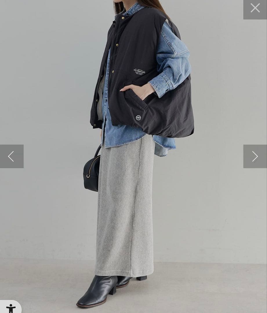 【完売品】2度使用のみ PUAL CE CIN バルーンシルエットダウンベスト