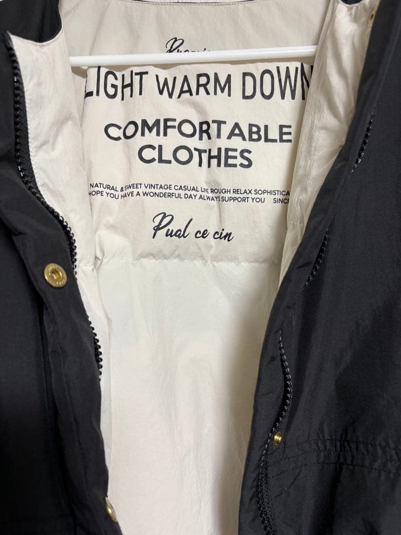 【完売品】2度使用のみ PUAL CE CIN バルーンシルエットダウンベスト