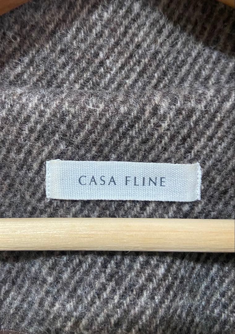 CASA FLINE ハイネックポンチョコート