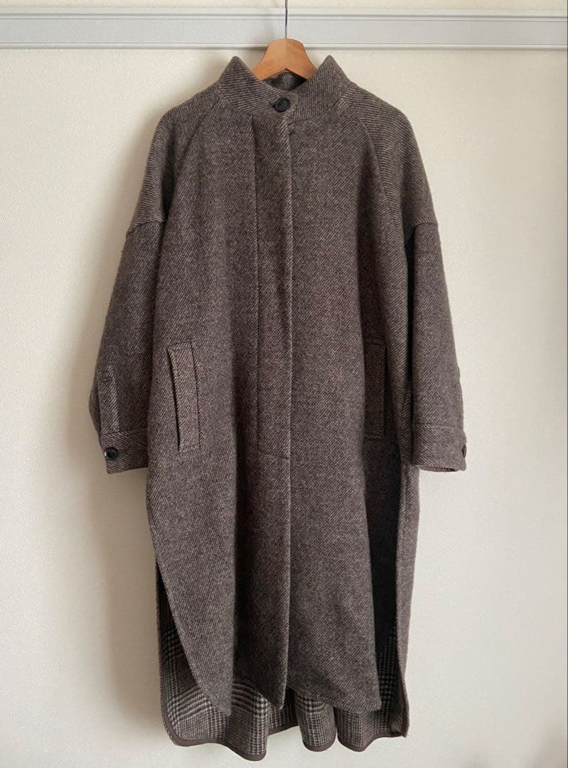 CASA FLINE ハイネックポンチョコート