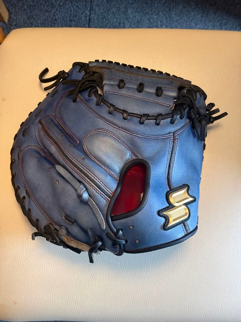 【美品】即戦力 SSK プロエッジ　軟式用　オーダー　キャッチャーミット　野球