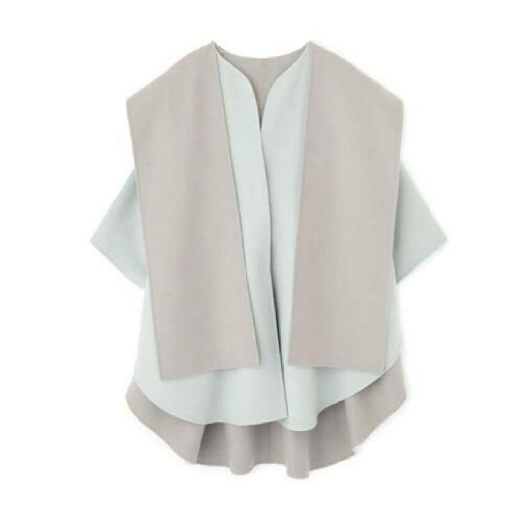 ADORE アドーア⭐️ ツートンリバーフードコート　ポンチョコート