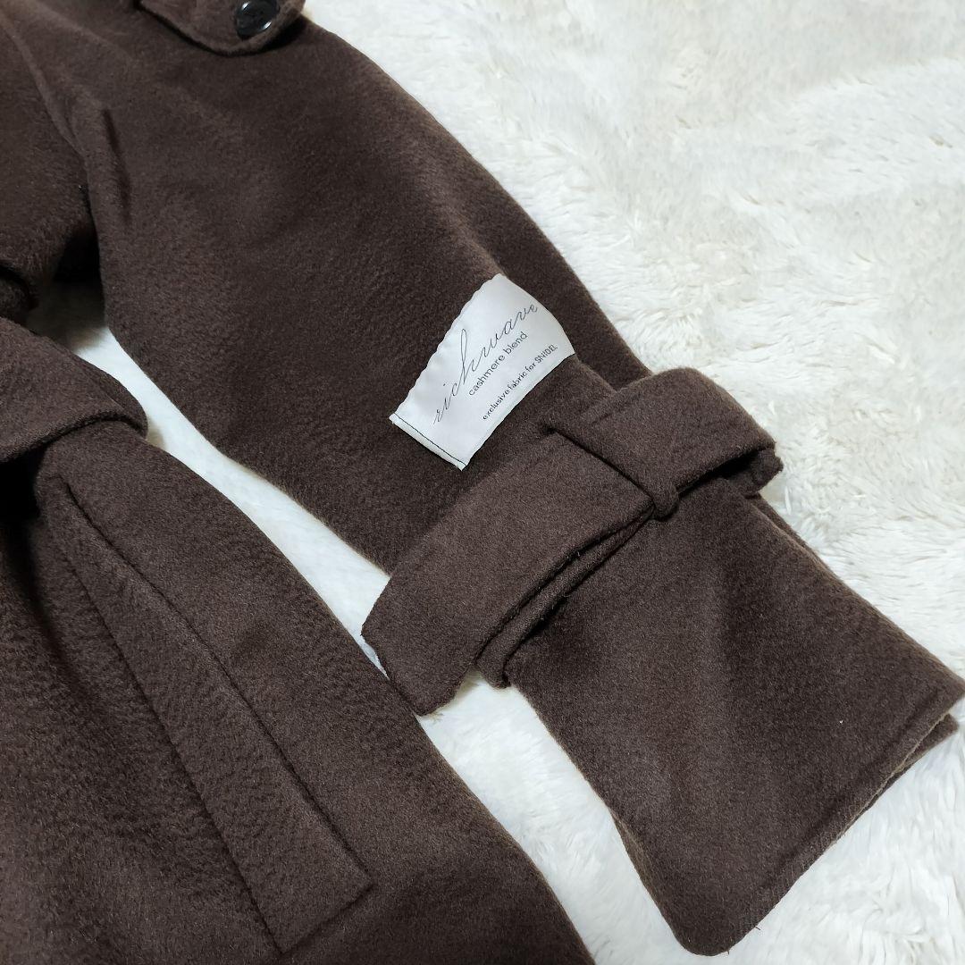 【極美品】SNIDEL ウロコカシミヤスタンドカラーロングコート 2022