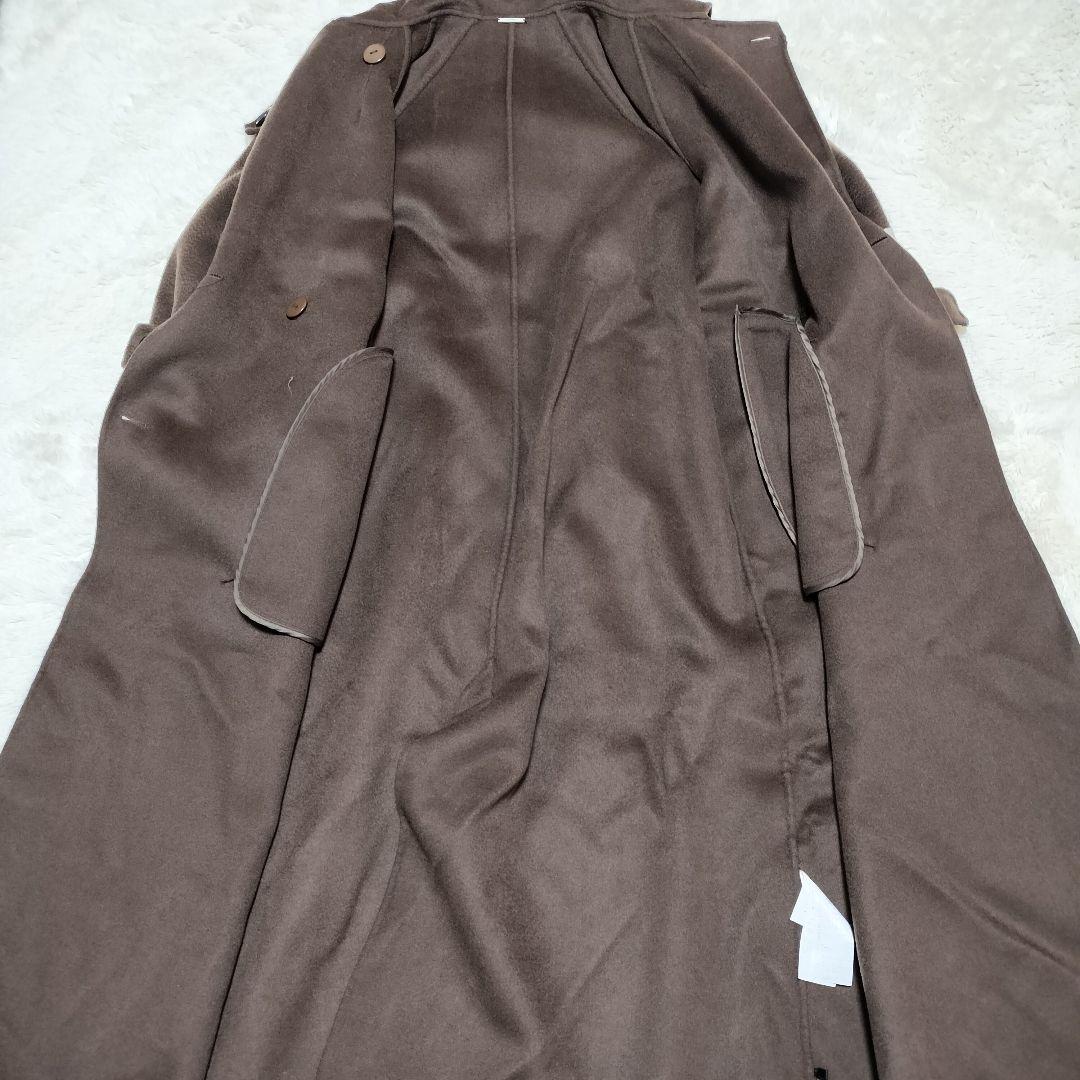 【極美品】SNIDEL ウロコカシミヤスタンドカラーロングコート 2022