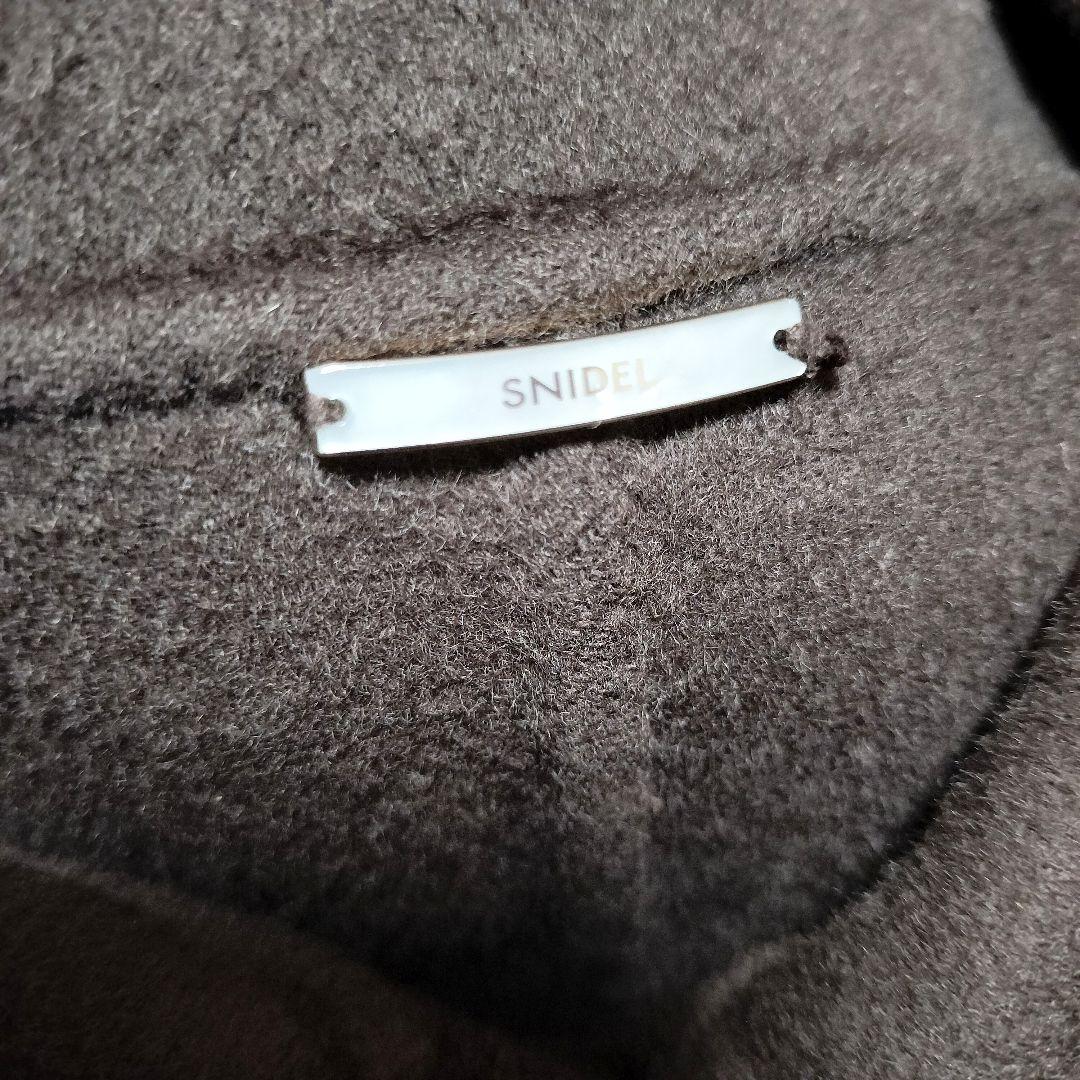 【極美品】SNIDEL ウロコカシミヤスタンドカラーロングコート 2022
