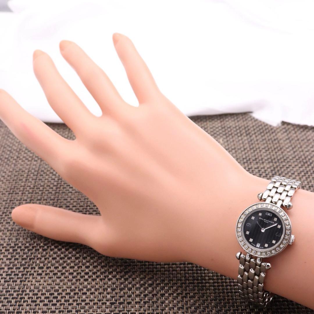 正規品【新品電池】BALENCIAGA 0023/ダイヤベゼル 動作品 人気