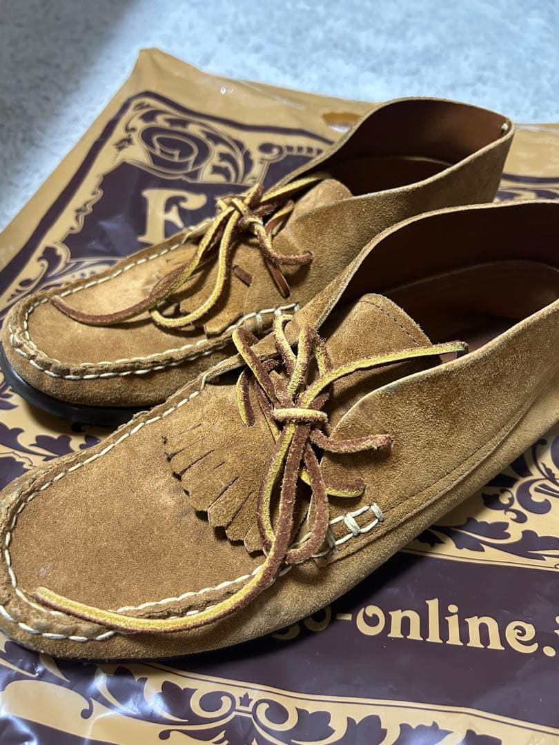 yuketen スエード モカシン USA製