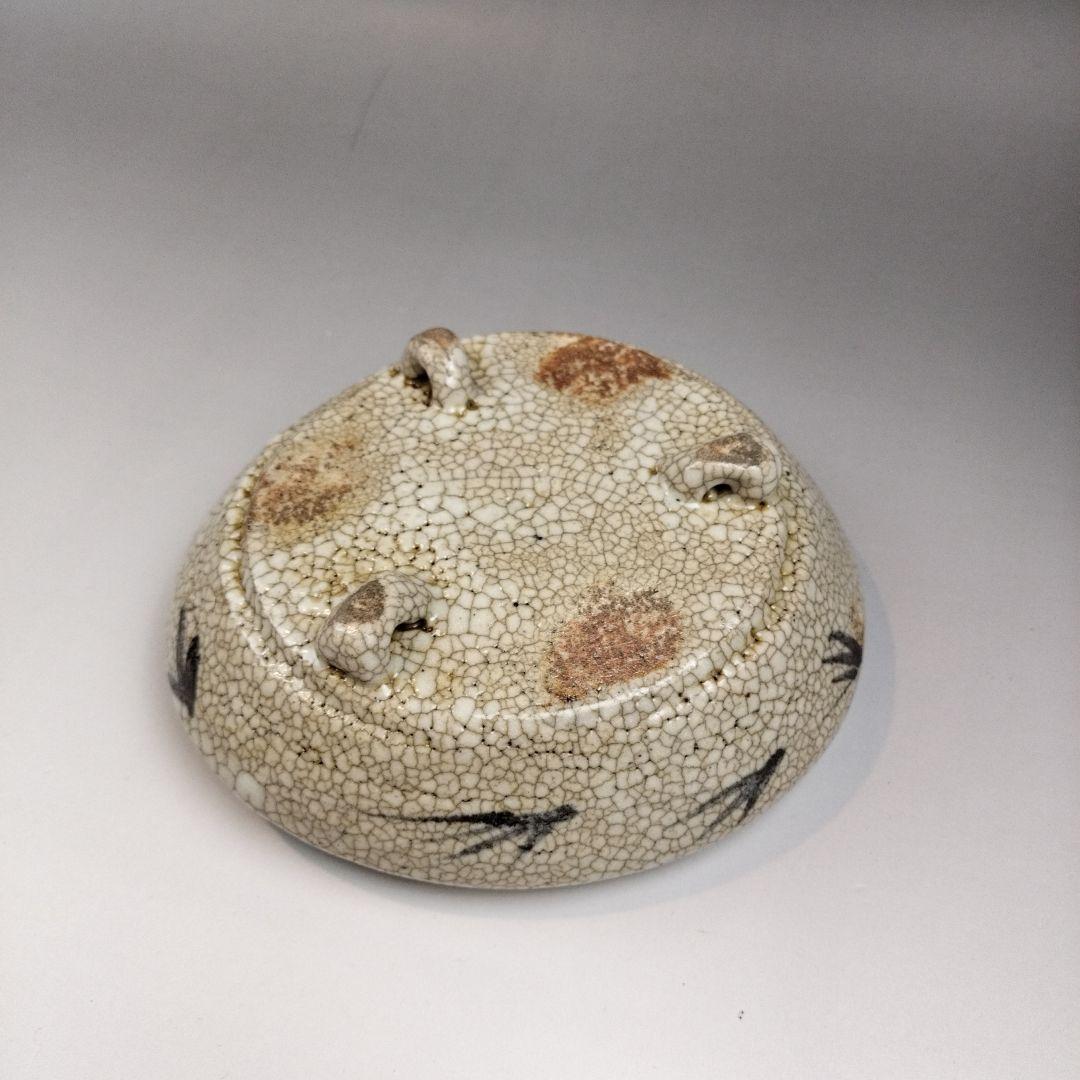 絵志野鉢　16.6×15.3センチ