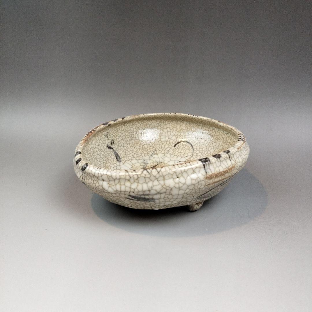 絵志野鉢　16.6×15.3センチ