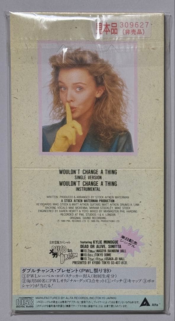 洋楽 Kylie Minogue - Wouldn't Change A Thing