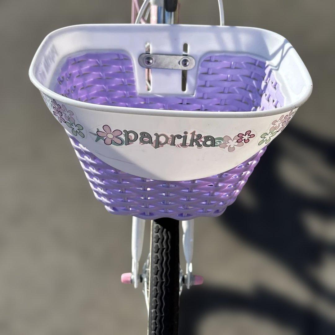 子供用自転車 paprika ピンク/ホワイト 18インチ