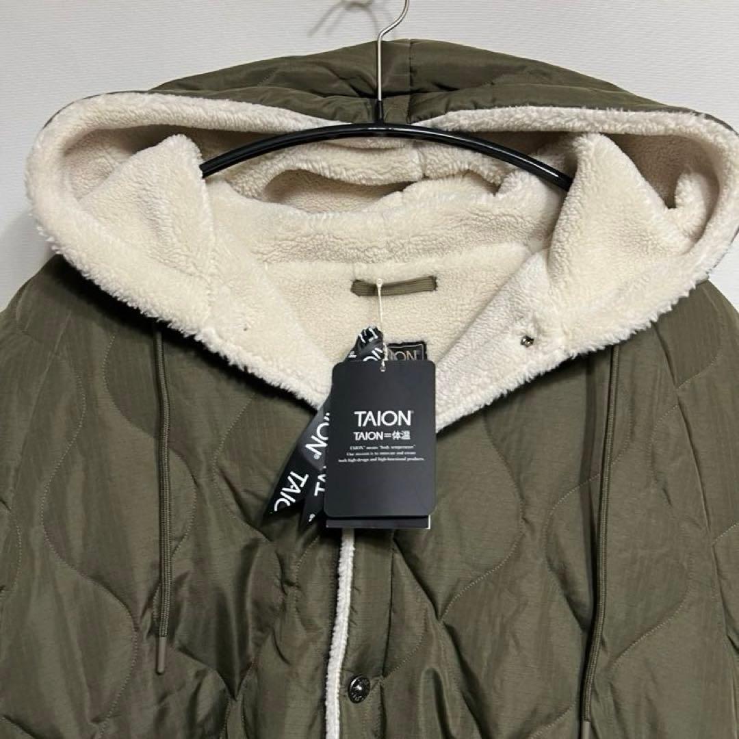 ✨新品未使用✨TAION タイオン ケープダウン ポンチョ キルティング