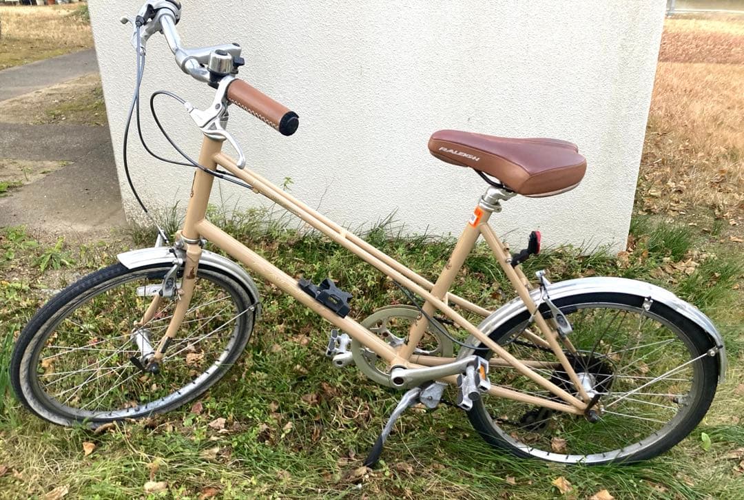 自転車　ラレー raleigh ミニベロ　モカブラウン　　大阪