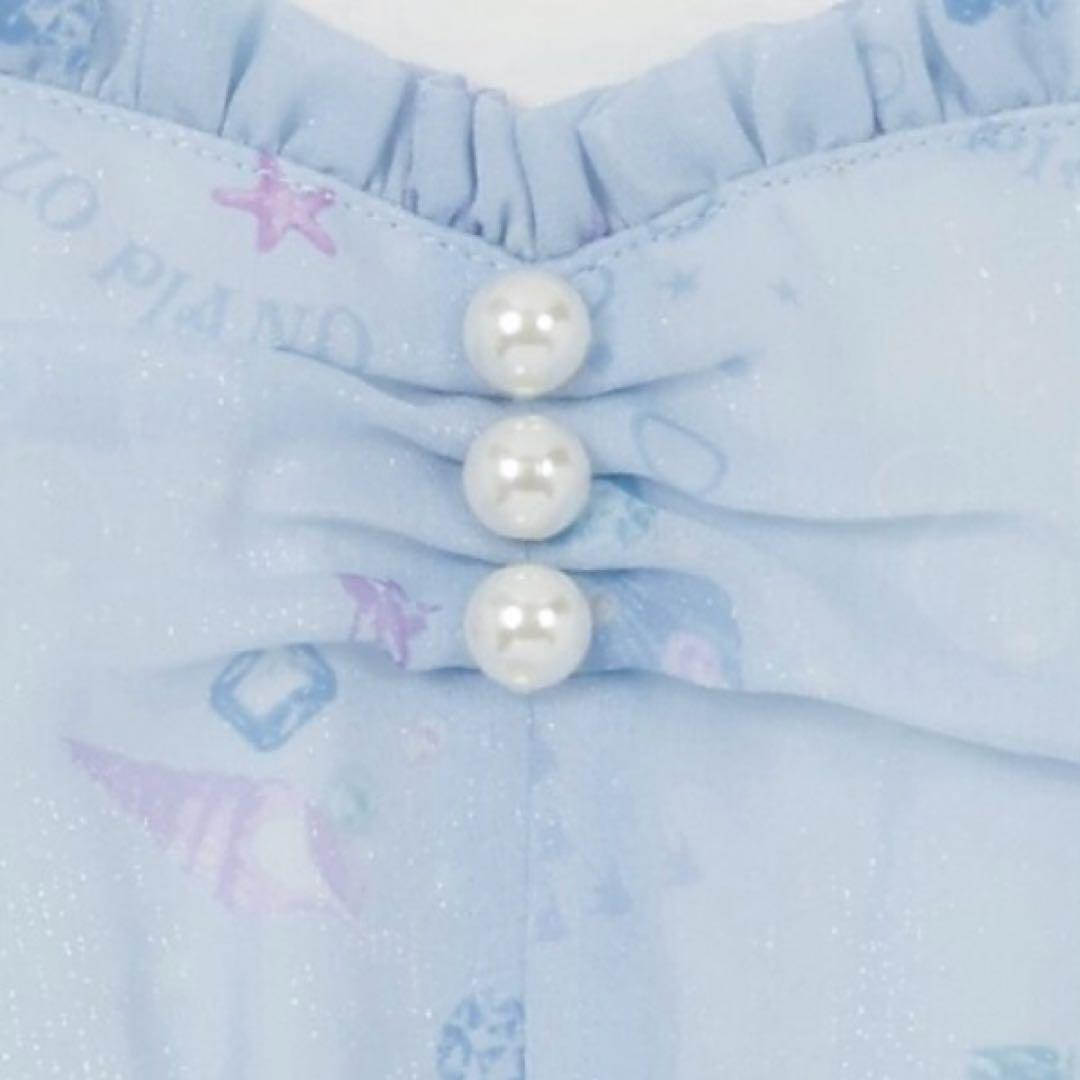 メゾピアノ シェル柄ワンピース　130