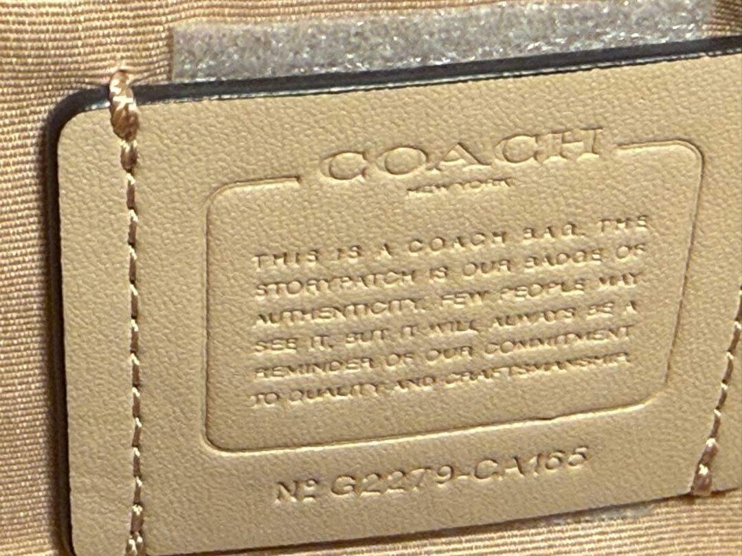 COACH コーチ アンディ トートバッグ レザー ホワイト